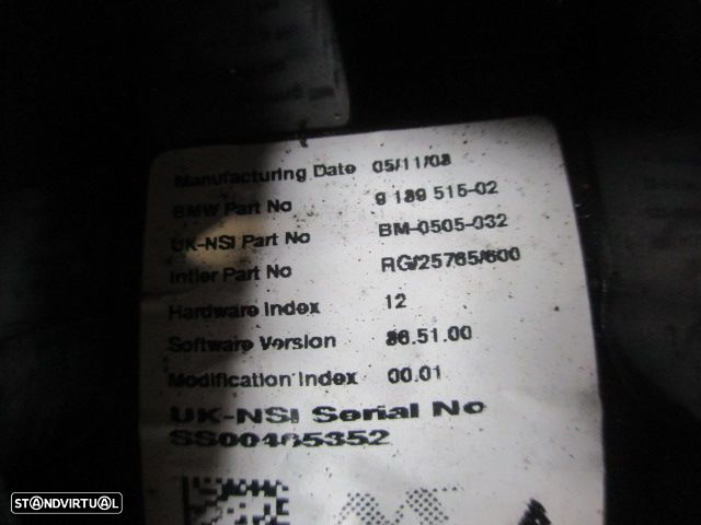 Quadrante 913951502 BM0505032 MINI COOPER 2009 1.6D 110CV 5P CINZA ROTAÇÕES DIGITAL - 4