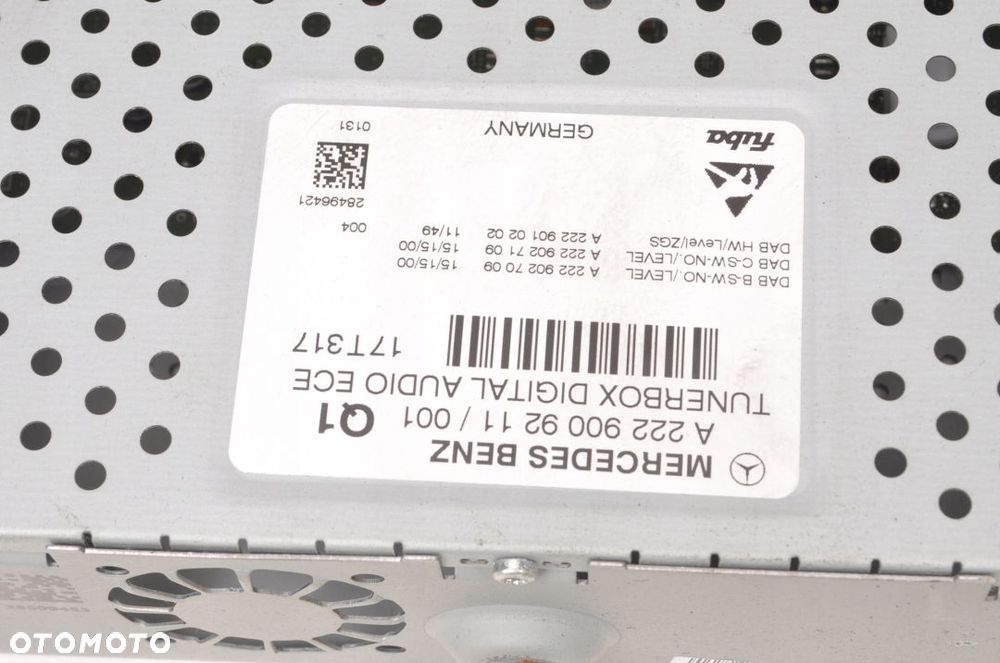 MERCEDES KLASA A W176 TUNER RADIA A2229009211 - 2