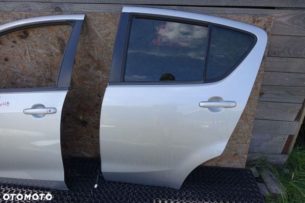 DRZWI LEWE PRZÓD TYŁ 2SZT OPEL AGILA B II MALOWANE 1213ZAA - 3