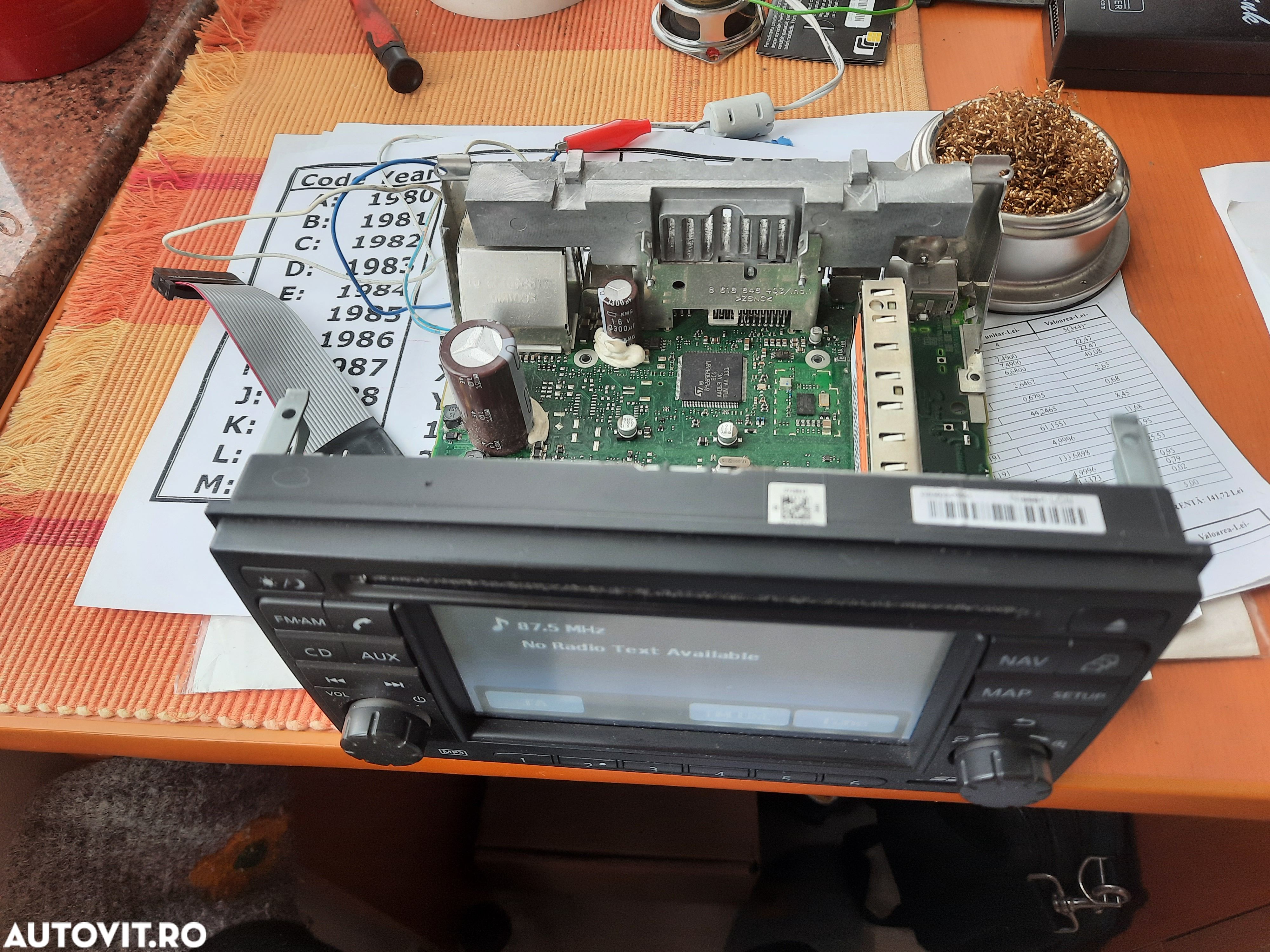 Decodare radio pin safe navigatie auto - 1