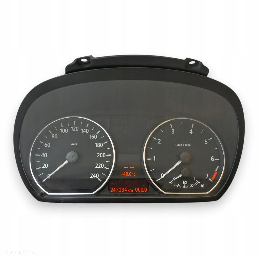 LICZNIK ZEGARY 6947136 BMW E81 E87 2.0 D Diesel 247 384km europa - 1