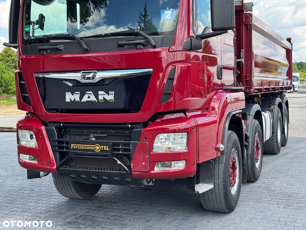 MAN TGS 35.460 // 8X4 // MANUAL // RESOR // MEILLER KIPPER 16 m3-3STRONNY // BURTA 110 // DWIE KAMERY // Z NIEMIEC - 4