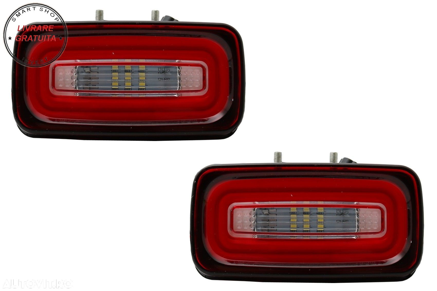 Lampa Ceata Full LED Mercedes G-Class W463 (1989-2015) Rosu Clar- livrare gratuita - 1