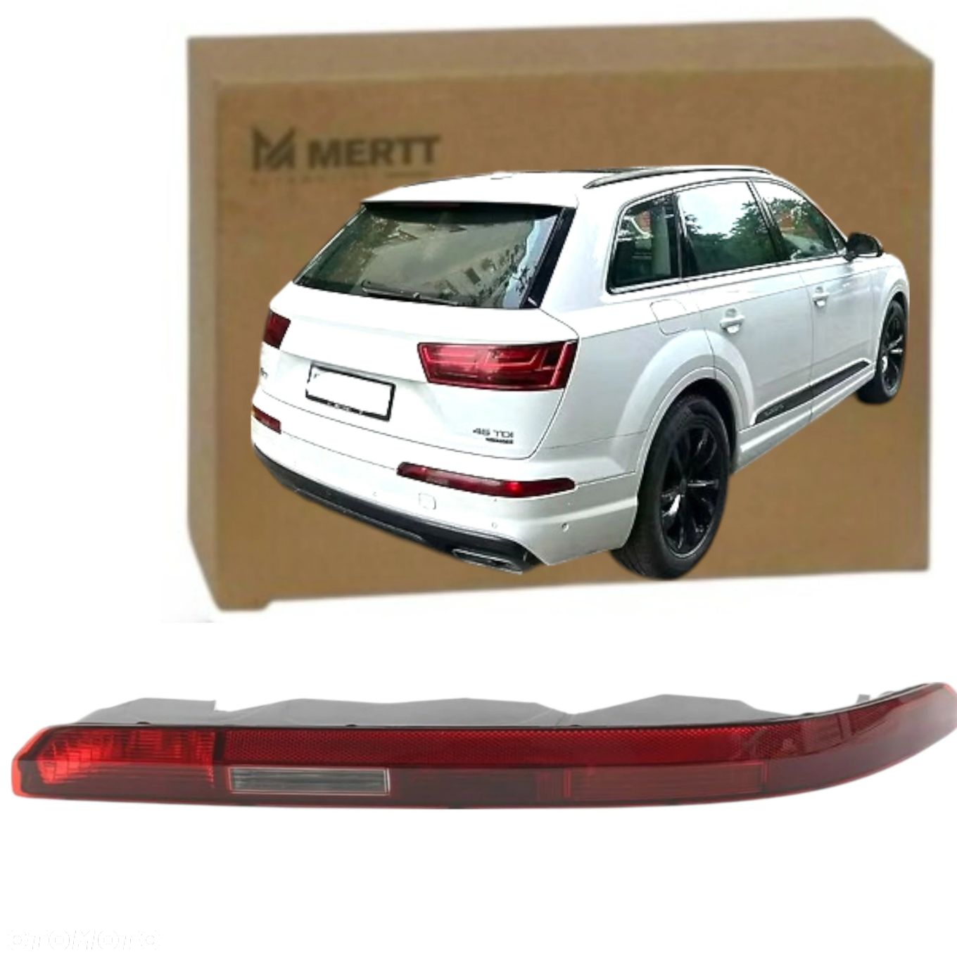 AUDI Q7 4M 2015-2020 LAMPA TYLNA PRAWA TYŁ ZDERZAKA TYLNEGO PRZECIWMGIELNA - 2