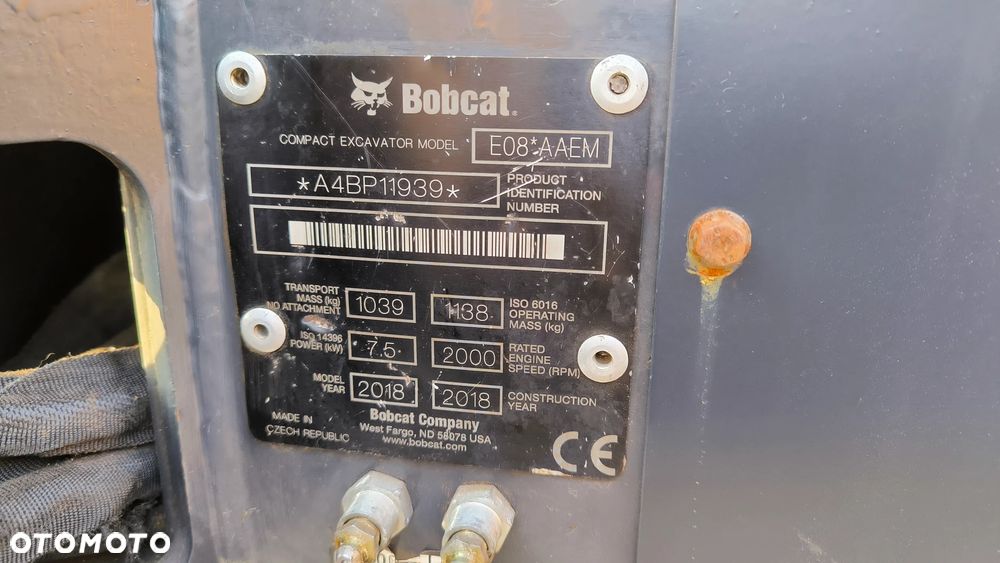 Bobcat E08 AAEM - 12
