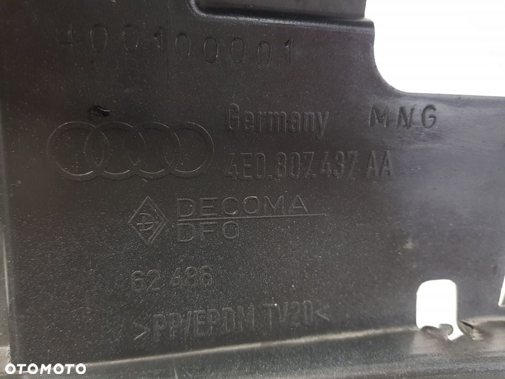 AUDI A8 D3 4E LIFT 06-10 ZDERZAK PRZEDNI PRZÓD 4E0807437AA - 12