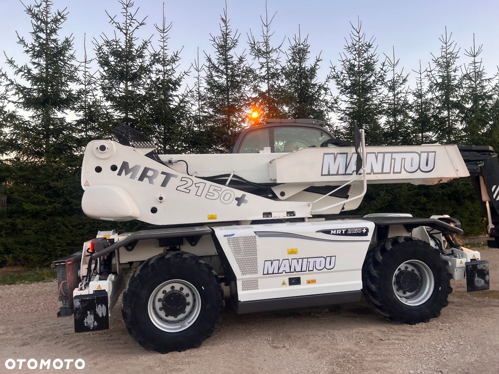 Manitou 2150 Mrt MANITOU ŁADOWARKA TELESKOPOWA Roto  widły kosz PILOT do sterowania  2016/17 1840 2540 2550 kolor od nowości biały Mercedes silnik - 39