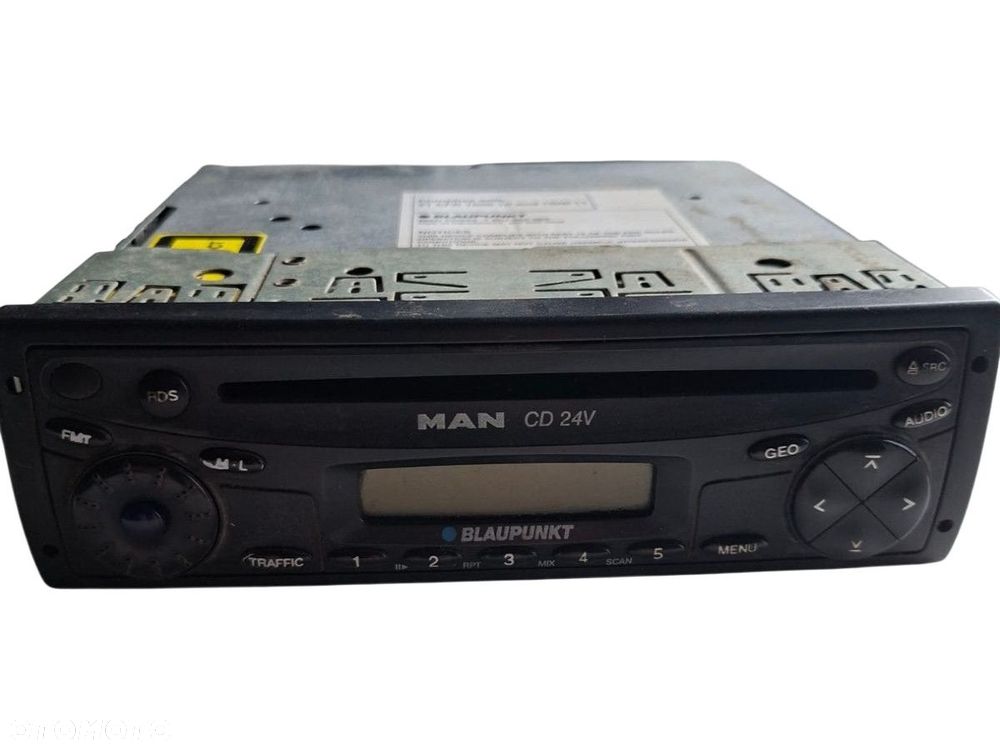 RADIO  CD  MAN  FABRYCZNE BLAUPUNKT MAN  TGX TGL - 1