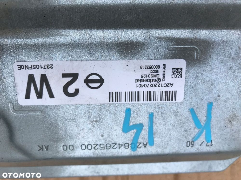 KOMPUTER NISSAN MICRA K14 0.9 IG-T 237105FN0E EUR - 2