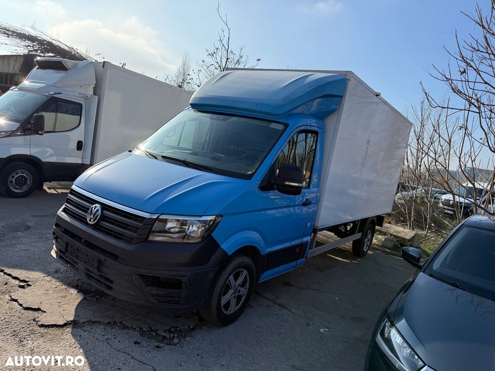 Volkswagen VW Crafter Cub TVA DEDUCTIBIL 35 an 2020 2.0tdi 157.000km Istoric Service Complet la reprezentanta vw Stare foarte buna NU Mercedes Sprinter Duba Iveco Ford transit izoterma - 1