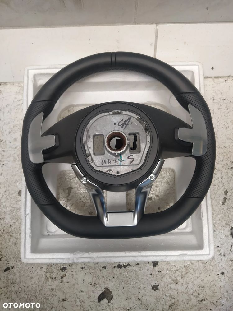 MERCEDES W205 C63 AMG KIEROWNICA MULTIFUNKCYJNA SKÓRA ŁOPATKI ORYGINAŁ - 4