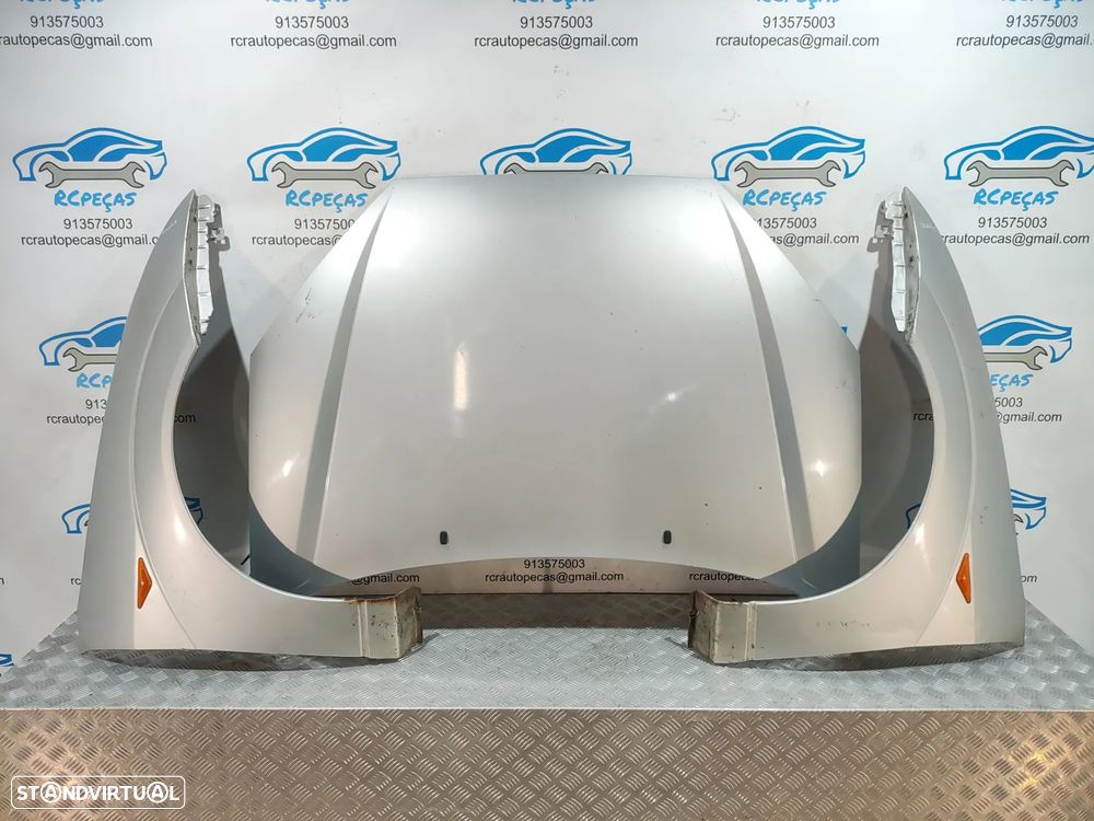 FRENTE COMPLETA FORD FOCUS 1 I MK1 FASE 2 II FACELIFT CAPOT PARACHOQUES GUARDA-LAMAS OTICAS RADIADOR VENTILADOR FRENTE FIBRA REFORÇO - 7