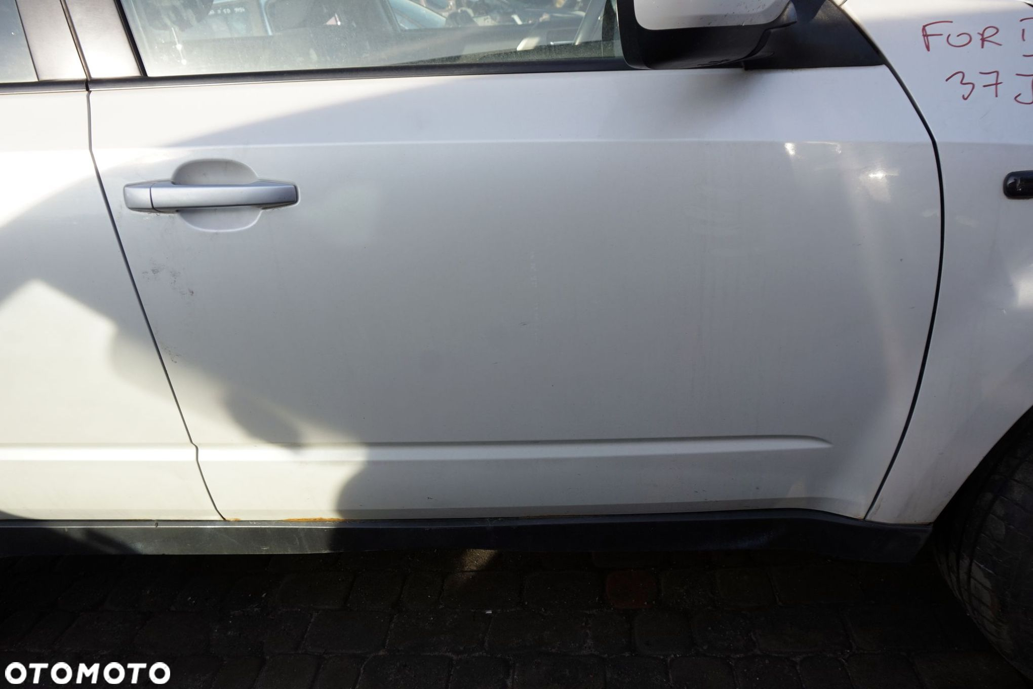 DRZWI PRZEDNIE PRAWE FORESTER III SH 37J  BIAŁY SUBARU 2008-2013 - 3