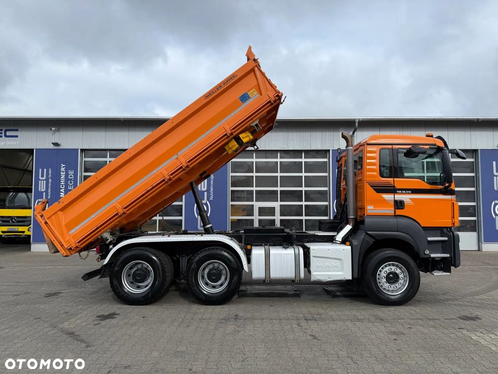 MAN TGS 26.510 6x4 EURO6 WYWROTKA TRÓJSTRONNA - 6