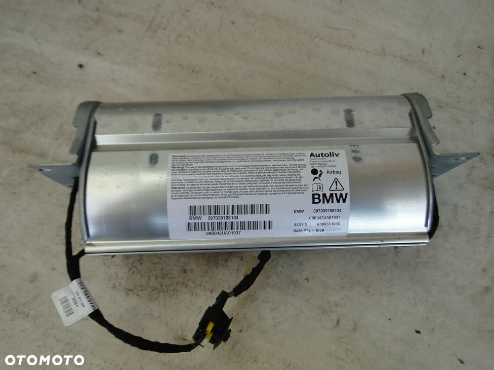 BMW 5 E60 E61 LIFT DESKA KONSOLA PODUSZKI AIRBAG PASY NAPINACZE SENSOR KOMPLET ORYGINAŁ EUROPA - 13