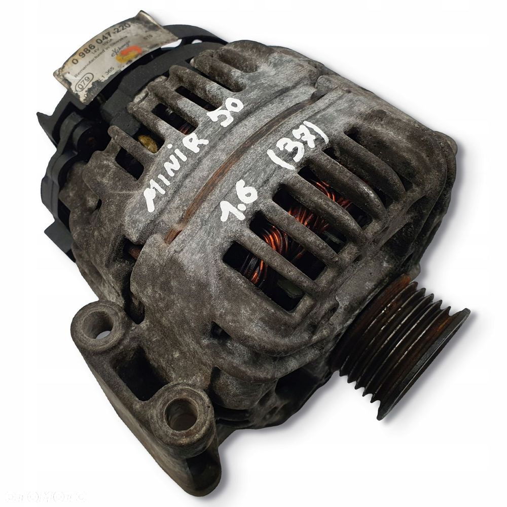 ALTERNATOR Mini One R50 R53 1.6 16V bosch 0986047220 100A - 1