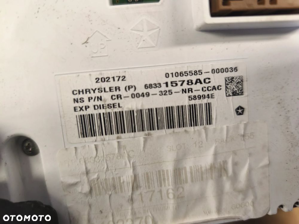 LICZNIK ZEGARY 68331578AC JEEP GREND CHEROKEE VI EUROPA AUTOMAT - 5