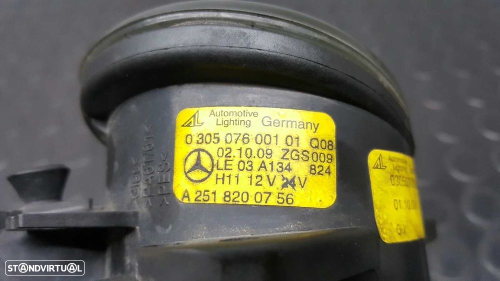 FAROL DE NEVOEIRO ESQUERDO MERCEDES CLASE B (W245) 200 CDI (245.208) - 6
