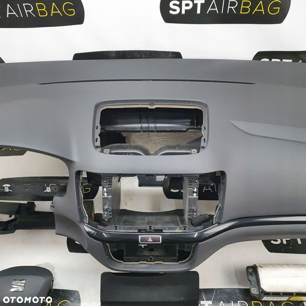 SEAT ALHAMBRA LIFT DESKA ROZDZIELCZA KONSOLA KOKPIT PULPIT PODUSZKI AIRBAG AIR BAG PASY KIT SET - 3