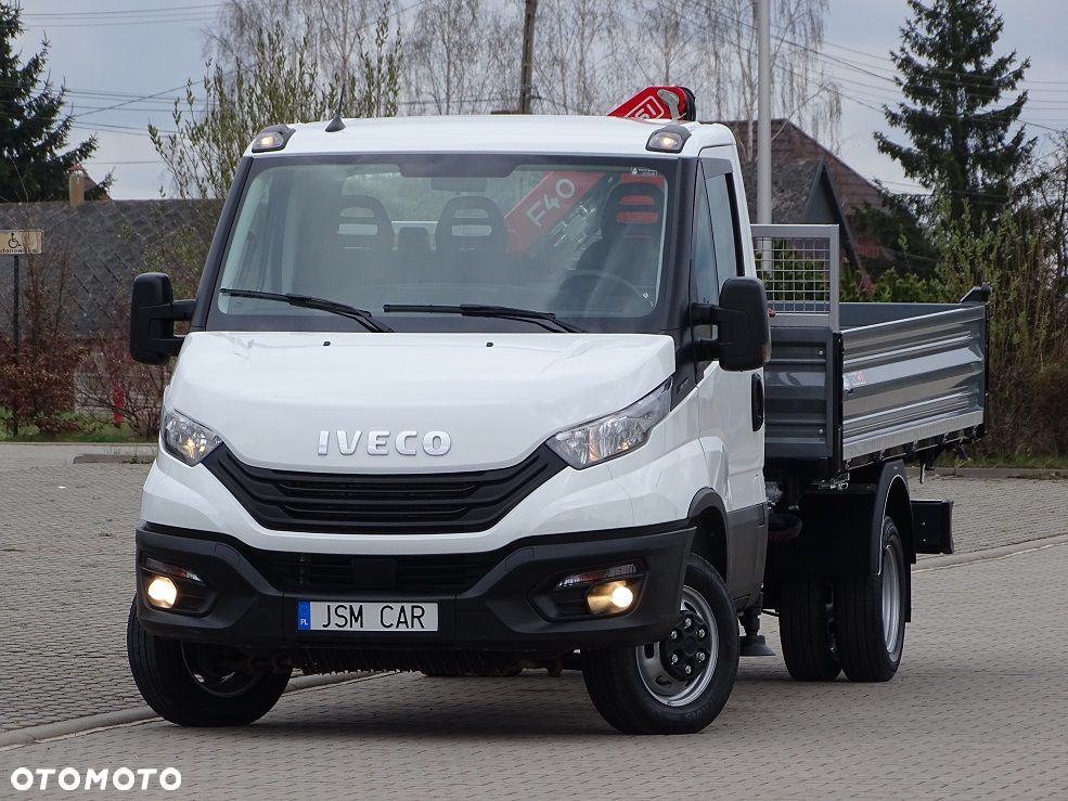 Iveco Daily 50C16 3.0 Wywrotka 3.57 m.+ HDS ŻURAW FASSI 1500 kg. 69 Tyś. Km. SALON PL!! 1 Wł.!! JAK NOWY!! - 5