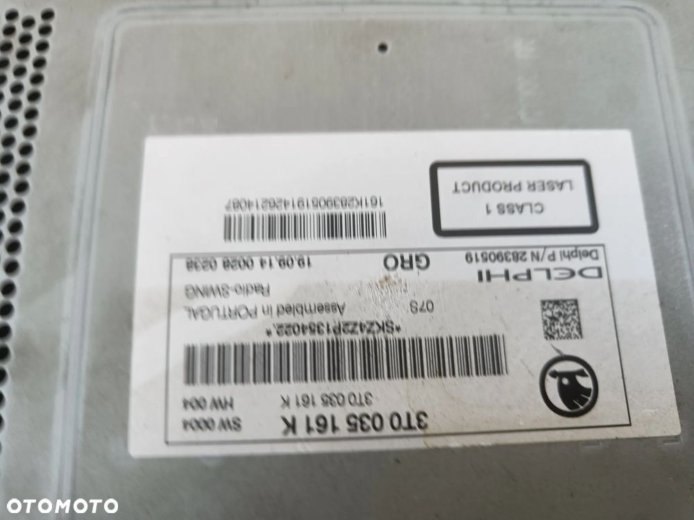 Radio CD Swing Skoda Superb 2 II Lift FL Delphi 3T0035161K - 13