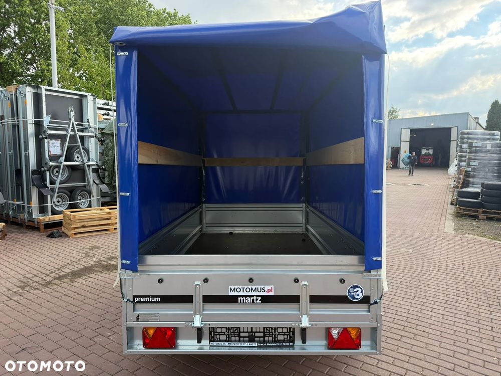 Martz Przyczepa Martz Premium 300/2 2 oś 300x150x40cm + stelaż i plandeka H130 dwuosiowa DMC 750kg dostawa - 3
