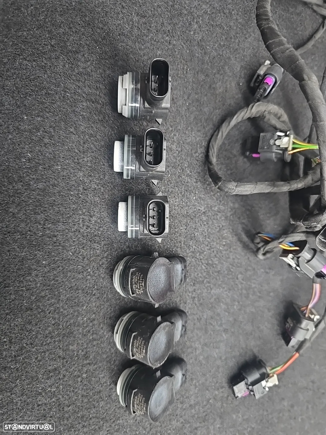 Sensores de estacionamento PDC traseiros Com cablagem conjunto kit originais para audi TT TTS 8S 2016- - 9