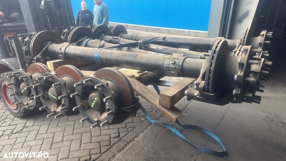 Axă SAF VALX NOI complet echipate compatibil BPW Waleo Gigant pentru semiremorcă - 3