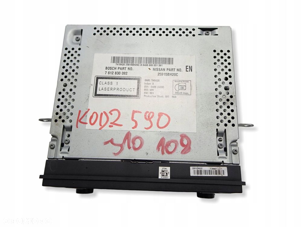 radio cd nissan qashqai j10 lift 10-13 r z kodem 25915bh20c - 5