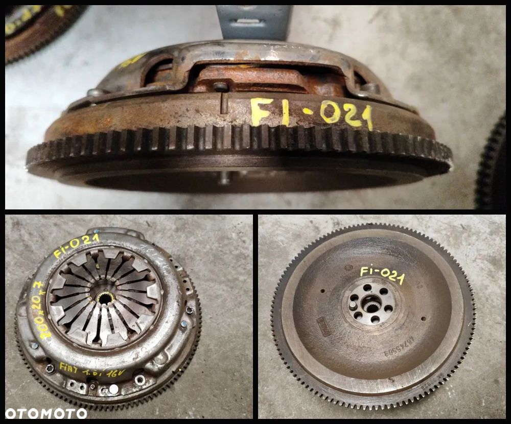 FIAT ALFA ROMEO LANCIA / DIESEL / BENZYNA SPRZĘGŁO KOŁO ZAMACHOWE TARCZA DOCISK DWUMAS - 3