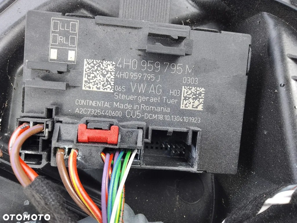 Podnośnik Szyby Tylny Lewy Tył Moduł Vw Touareg II 7P 7P6839755A - 5