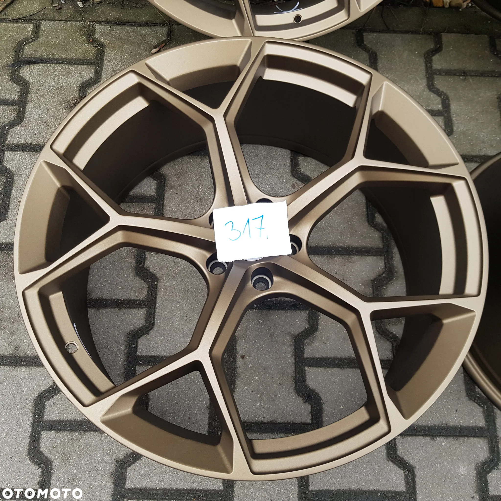 4x 9,5x22 ET25 5x112 Nowy komplet felg aluminiowych VW Touareg, Audi Q7,Q8 - 4
