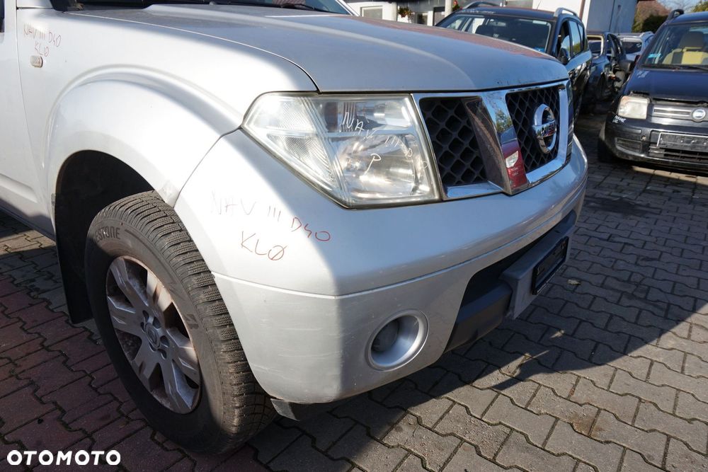 MASKA ZDERZAK BŁOTNIKI LAMPY PATHFINDER III R51 KL0  NISSAN 2005-2014 SREBRNY PRZÓD KOMPLETNY - 12