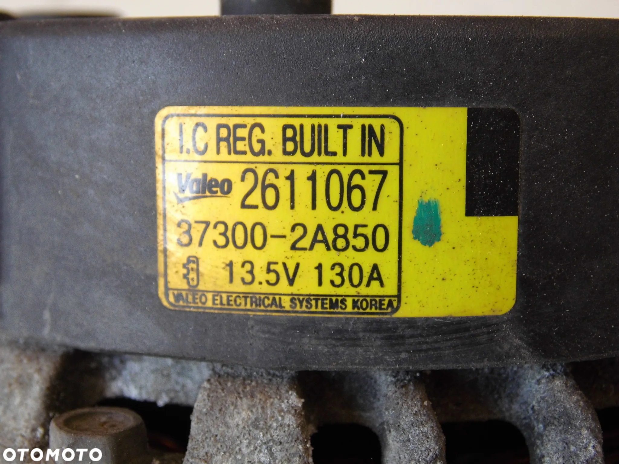 ALTERNATOR 37300-2A850 HYUNDAI I30 II KIA CEED II 1.6CRDI ORYGINAŁ - 5