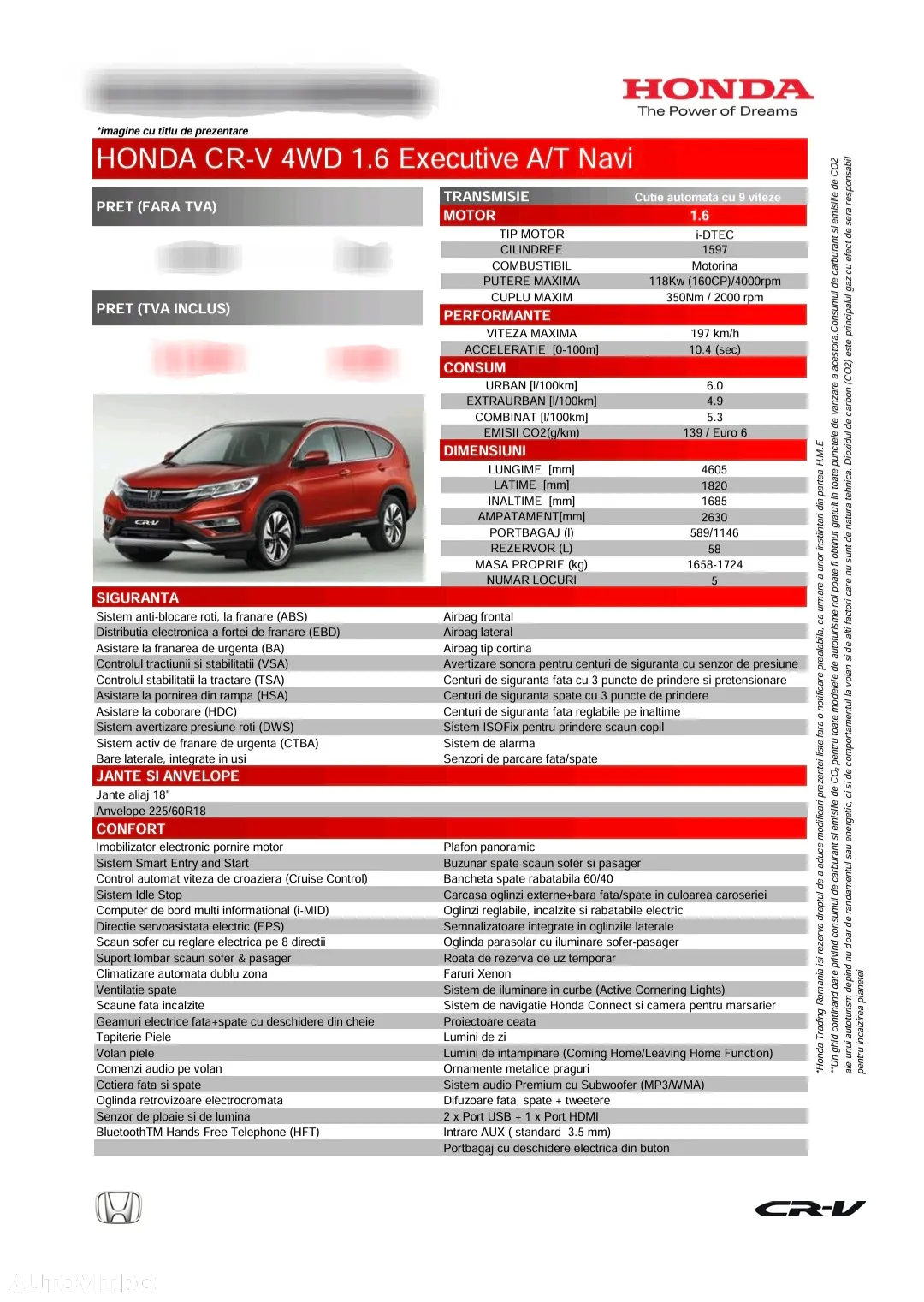 Honda CR-V 1.6 A/T 4WD Executive - 14