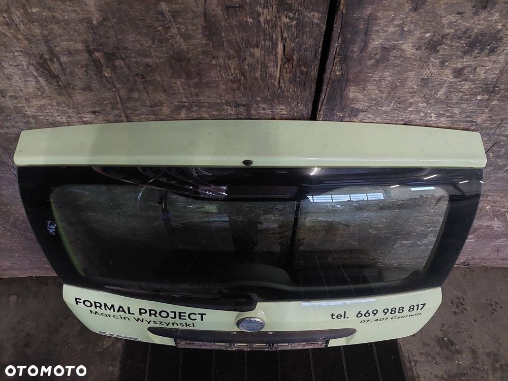 KOMPLETNY TYŁ FIAT PANDA II 733/A KLAPA BAGAŻNIKA ZDERZAK TYŁ LAMPY TYŁ - 9