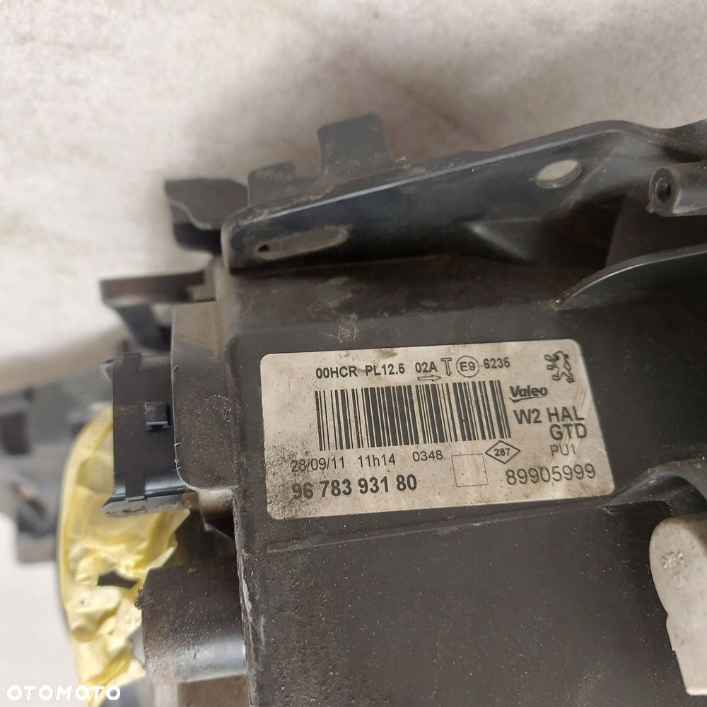 Peugeot 508 I LAMPA ZW Przód strona lewa 9678393180 - 7