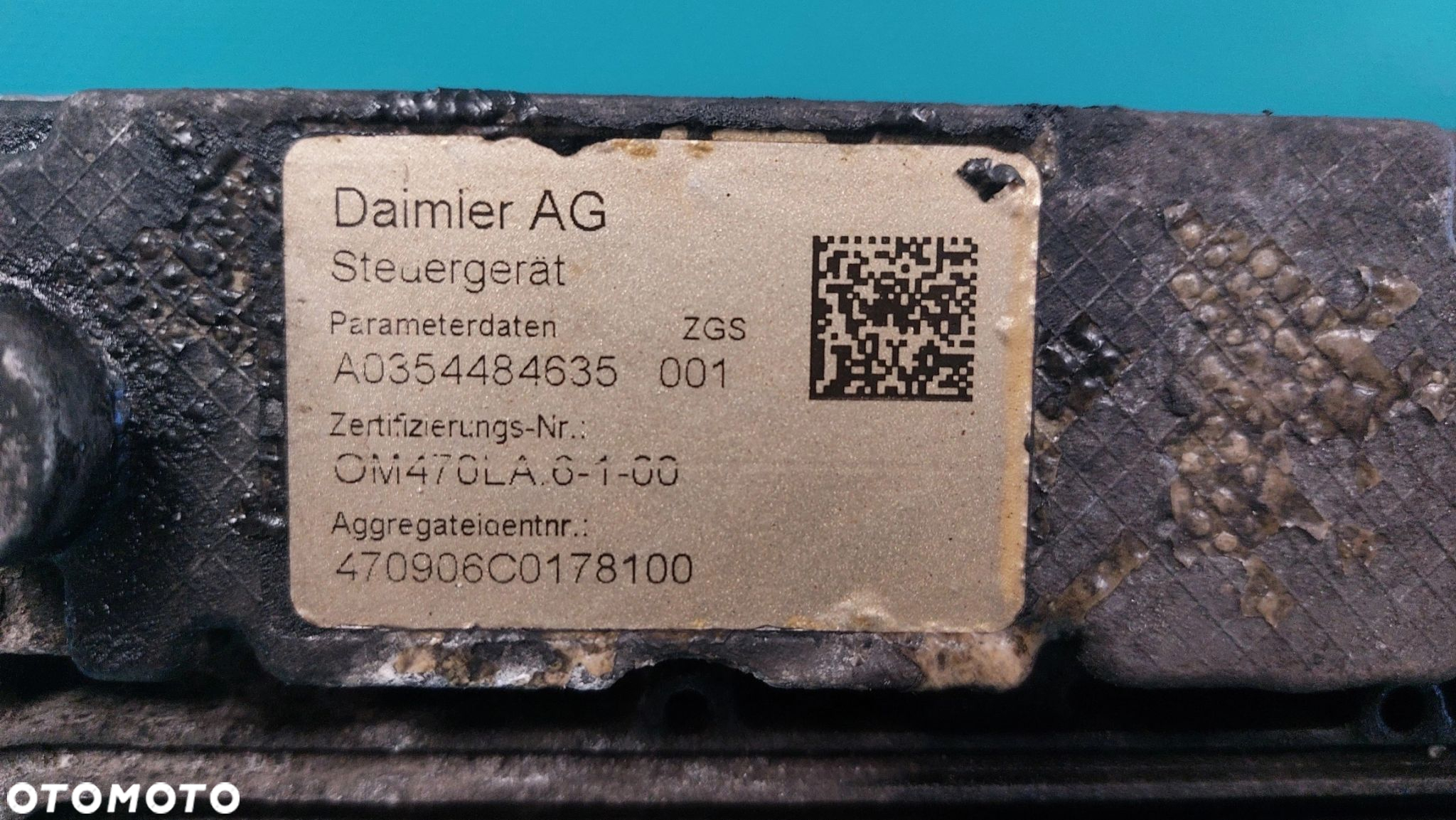 MERCEDES ACTROS MP4 E6 STEROWNIK SILNIKA MCM2 OM470-906 - 3