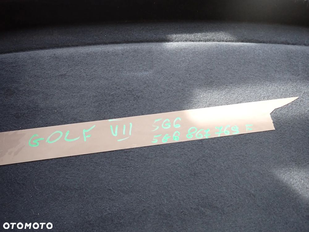 VW GOLF VII 5G6 PÓŁKA TYLNA BAGAŻNIKA - 3