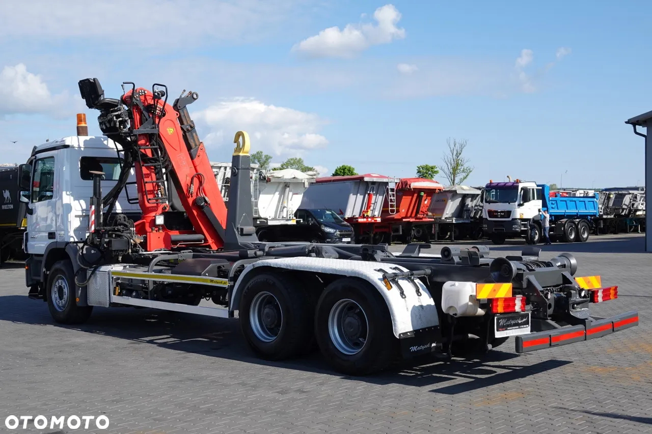 Mercedes-Benz ACTROS 2644 / 6x4 / HAKOWIEC + HDS PALFINGER EPSILON M120Z82 /  SIODEŁKO / MAX UDŹWIG 3 540 KG / EPS + SPRZĘGŁO / SPROWADZONY - 17