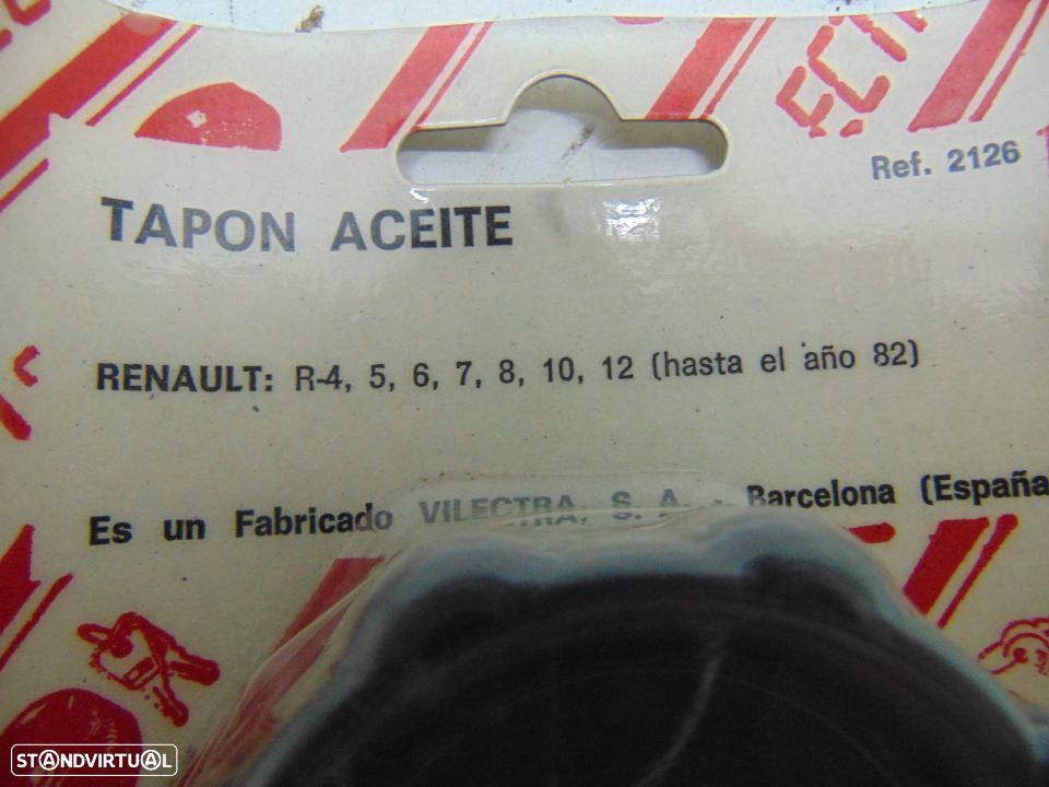 Renault 4l tampões de gasolina e de óleo - 5