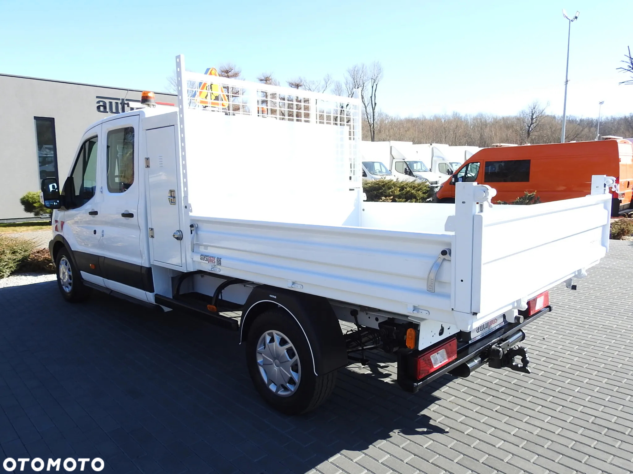 Ford TRANSIT  WYWROTKA PODWÓJNA KABINA DOKA 6 MIEJSC TEMPOMAT KLIMATYZACJA 130KM [ C66826 ] - 10