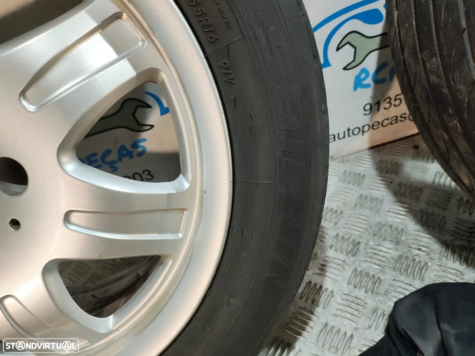 Jantes 16 Polegadas Originais Mercedes Benz - 5x112 - A1714010902 - CLK SLK R170 R171 Class C W202 W203 - 16