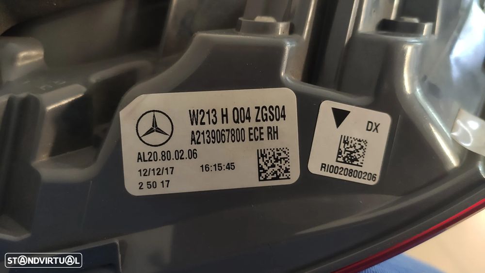 Farolim traseiro direito Mercedes w213 - A2139067800 - 4