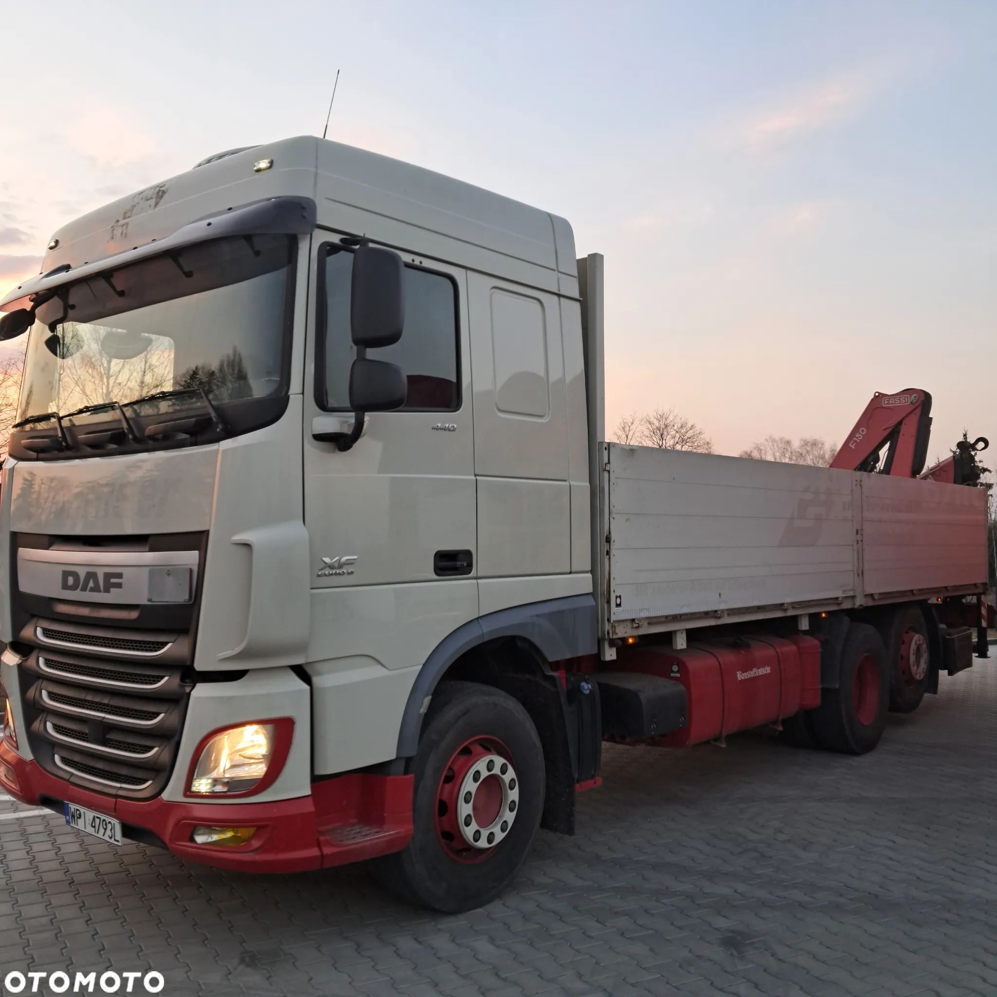 DAF xf 2016r. 440 HDS w ZET fassi 6x2 man volvo scania renault iveco hiab palfinger - 1
