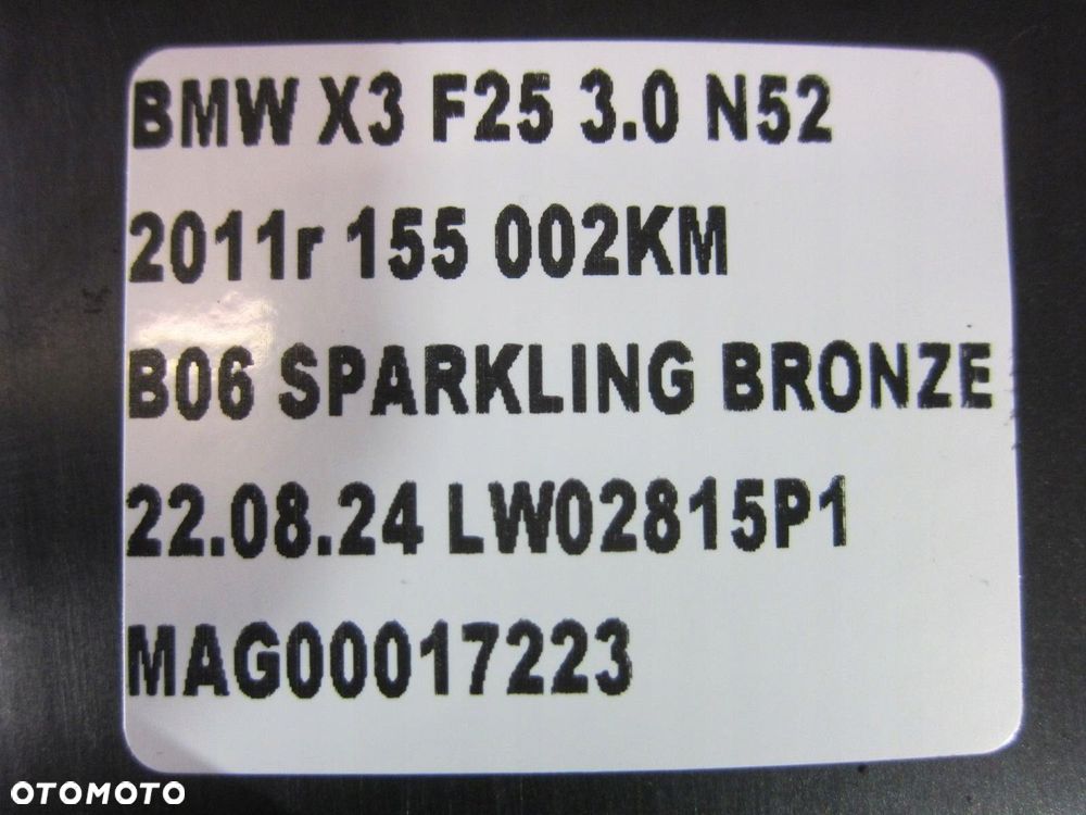 BMW X3 F25 N52 N55 OBUDOWA FILTRA WĘGLOWEGO 7220721 7216548 16117220721 - 11
