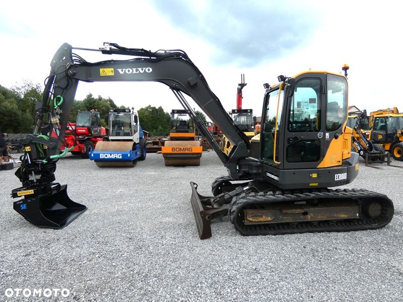 Volvo ECR88D ROTOTILT ZE SZCZYPCAMI / Super Stan / Nowe podwozie / - 6