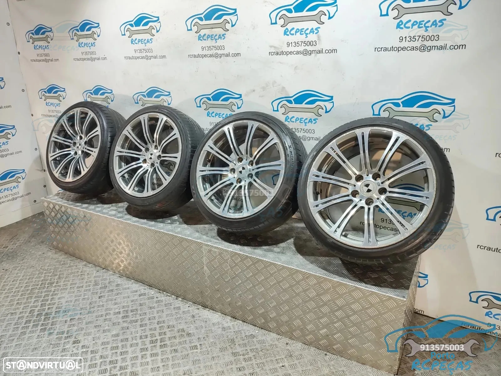 Jantes 19" BMW M3 E92 dupla medida - 8,5J / 9,5J - ET23 | ET29 | 5x120 - 19 Polegadas | Originais BMW | 5 x 120 | E90 | E93 | LCI | E87 | E81 | E88 | E82 | F30 | F31 | 36112283555 | 2283555 | 36112283556 | 2283556 - 16