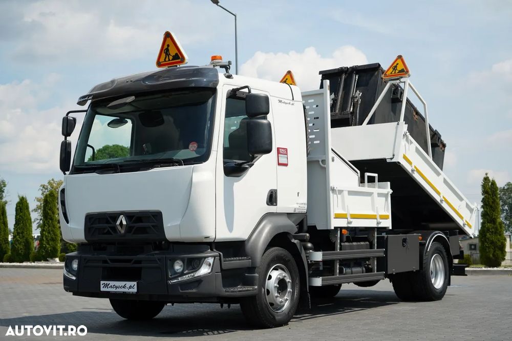 Renault D 16.240 / 4X2 / BASCULATOR / SPECIALIZED / DRUM / CISTERNĂ ASFALT / EURO 6 / IMPORTAT - 2