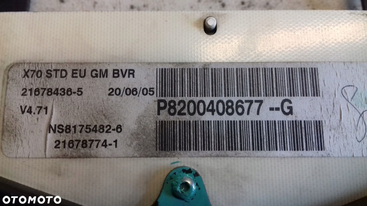 LICZNIK ZEGARY P8200408677G RENAULT MASTER II 2 2.5 DCI 00- - 4